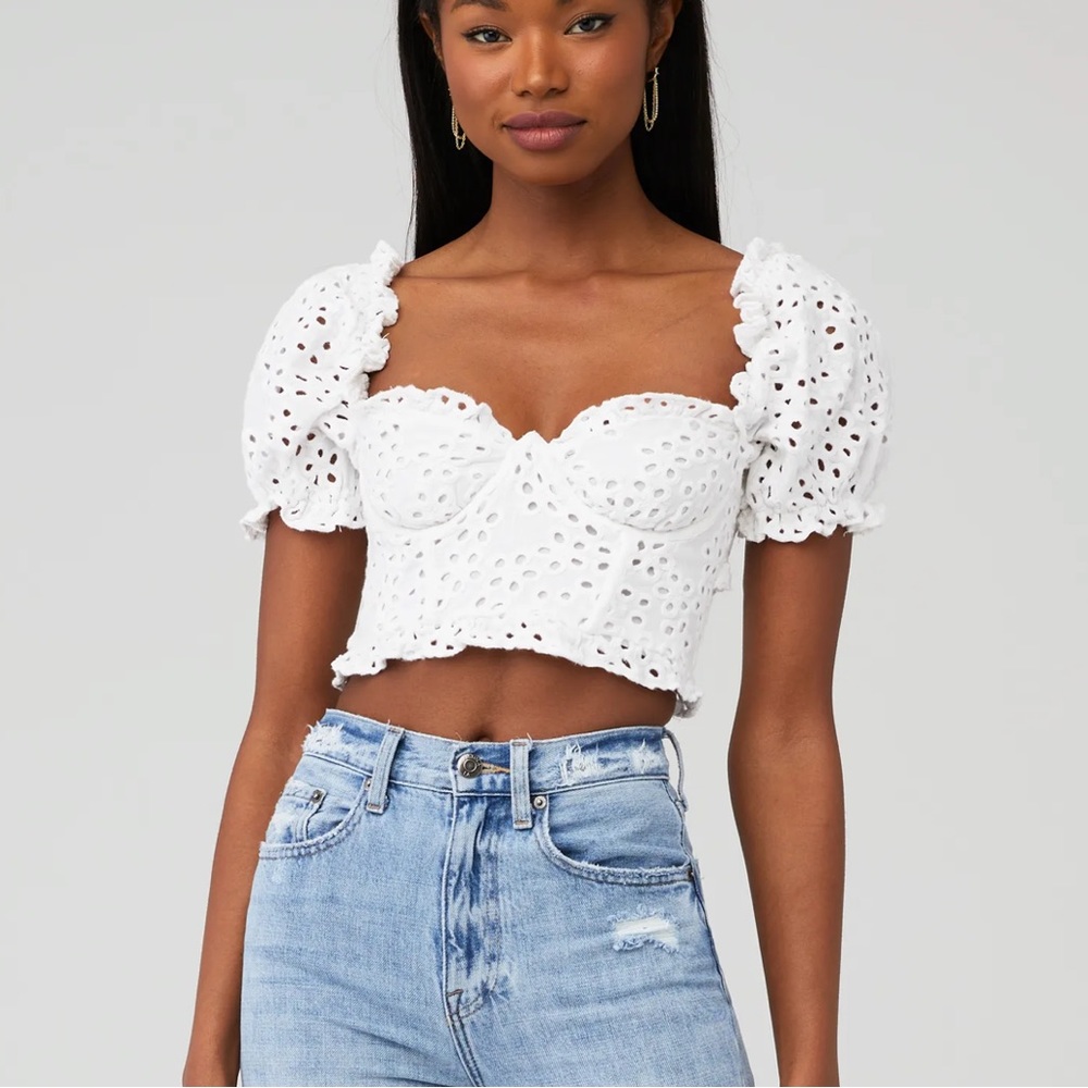 For Love and Lemons Becca crop top!!!